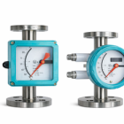 Rotâmetro metálico em aço inox Série LZ para medição de vazão industrial de líquidos e gases