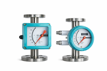 Rotâmetro metálico em aço inox Série LZ para medição de vazão industrial de líquidos e gases